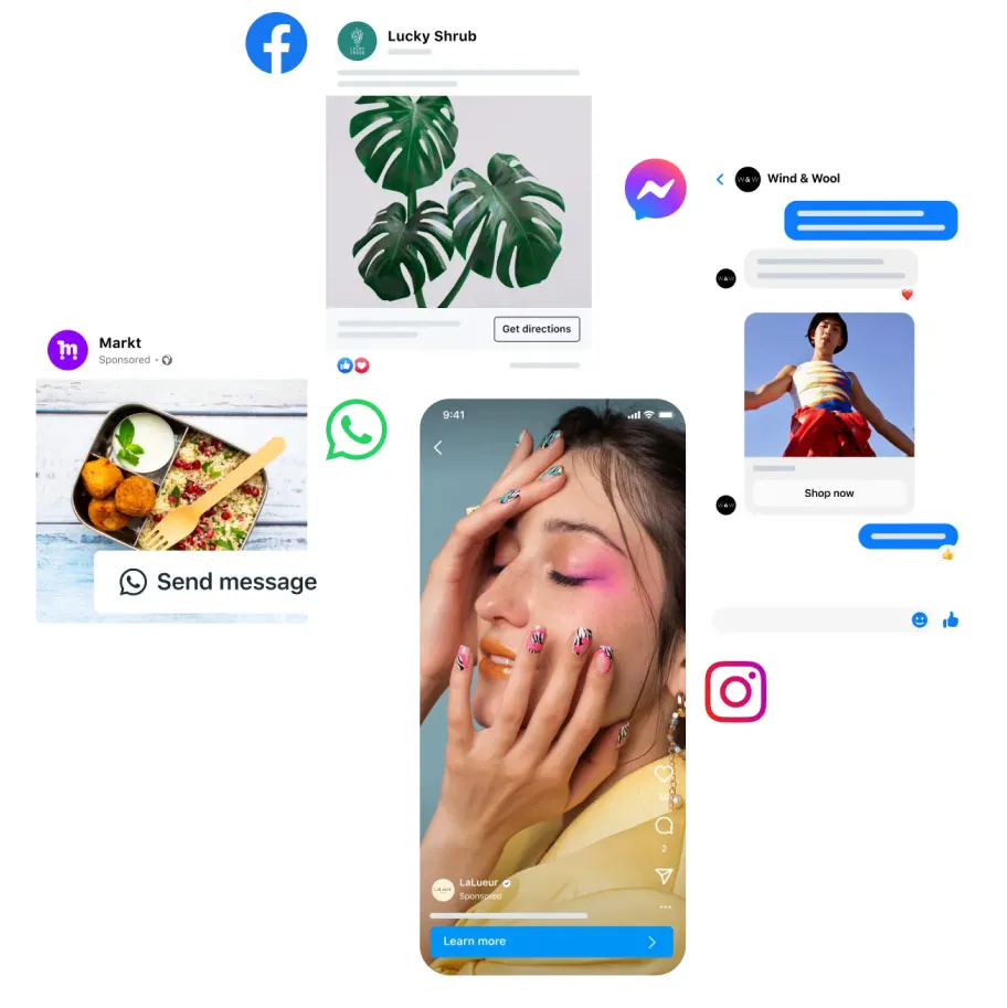 Gestão de anuncios para o facebook meta, instagram e whatsapp
