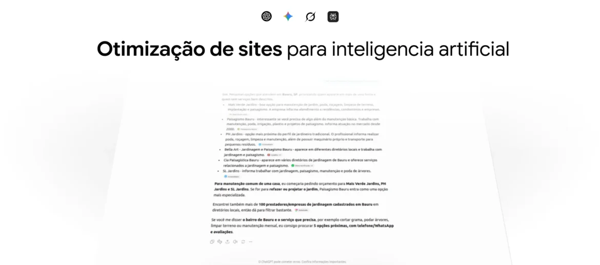 Banner sobre otimização de site para as ias destacando estratégias de GEO, dados estruturados Schema e buscas generativas na Kangoo Digital Banner sobre otimização de site para as ias destacando estratégias de GEO, dados estruturados Schema e buscas generativas na Kangoo Digital
